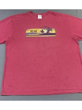 Rare Vintage 90s Y2K Ralph Lauren Chaps Denim Outdoor Cowboy Graphic XL T Shirt